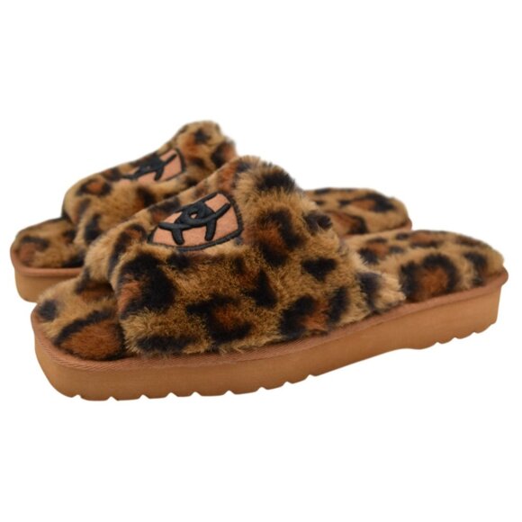 Ariat Shoes - Ariat Womens Size 10 Cozy Slide Animal Print Leopard Slip On Slippers Shoes